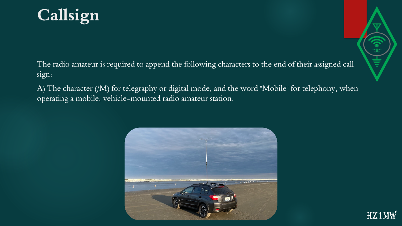 Slide 15: Callsign