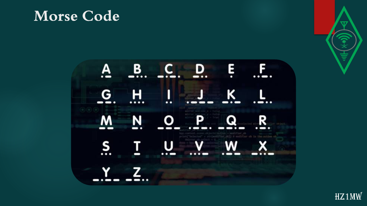 Slide 60: Morse Code