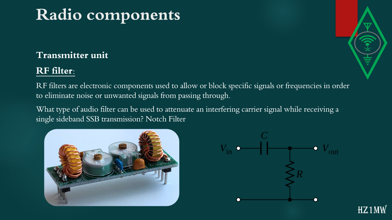 Slide 114: Radio components