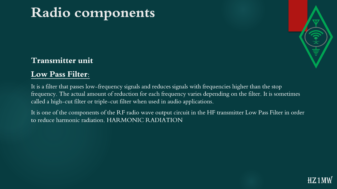 Slide 115: Radio components