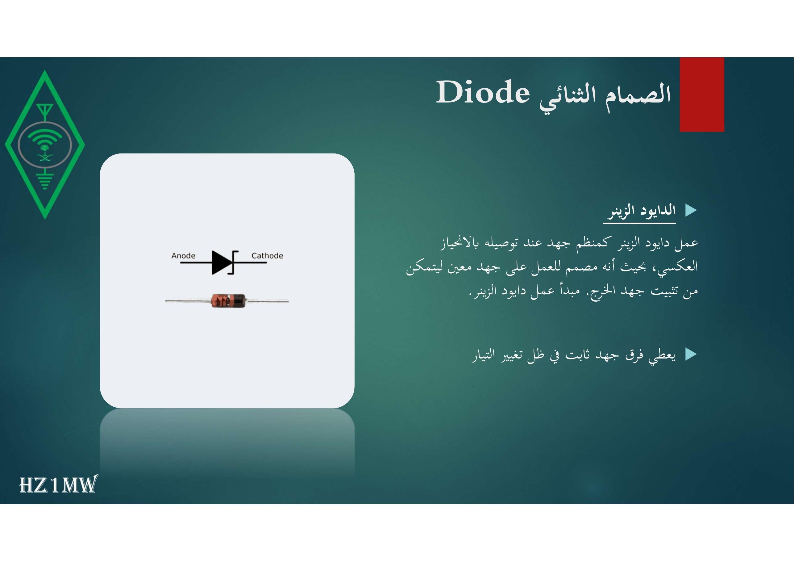 الشريحة 85: الصمام الثنائي Diode