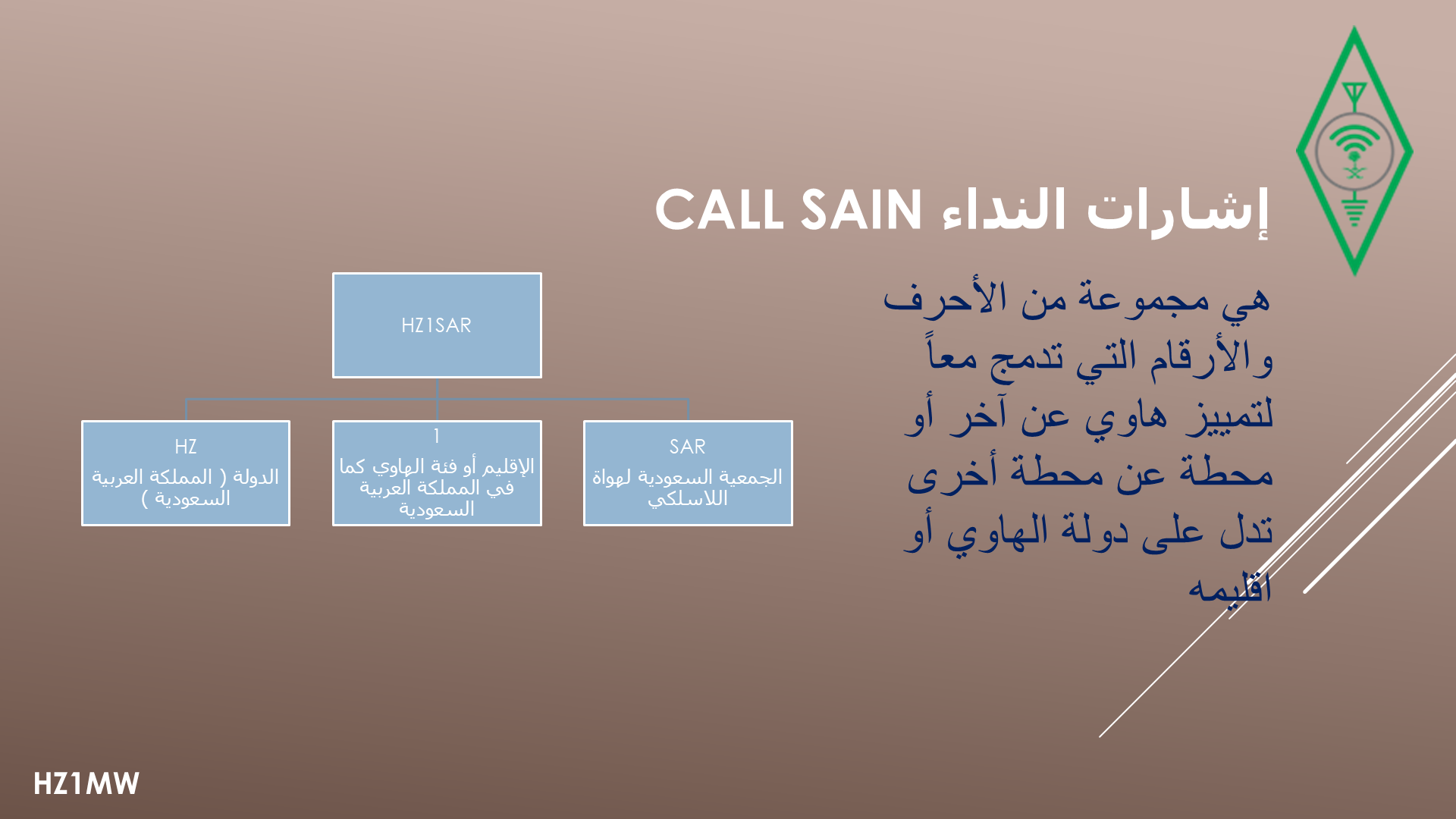 الشريحة 017: إشارات النداء