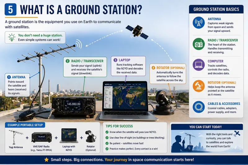 What Is a Ground Station? visual
