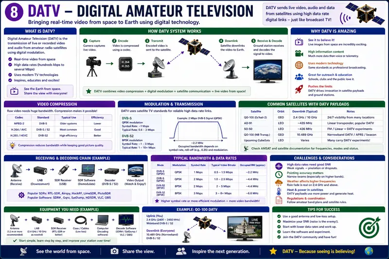 DATV – Digital Amateur Television visual