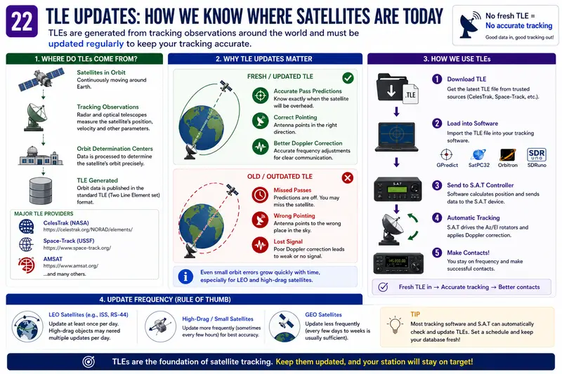 TLE Updates: How We Know Where Satellites Are Today visual